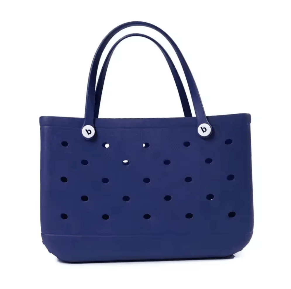 Navy Waterproof EVA Beach Bag XL - Koda Fashion & Decor - Free Shipping
