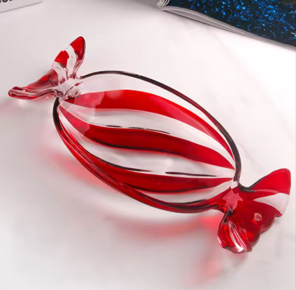 Decorative Candy-Shaped Glass Serving Dish - Koda Fashion & Decor - Free Shipping