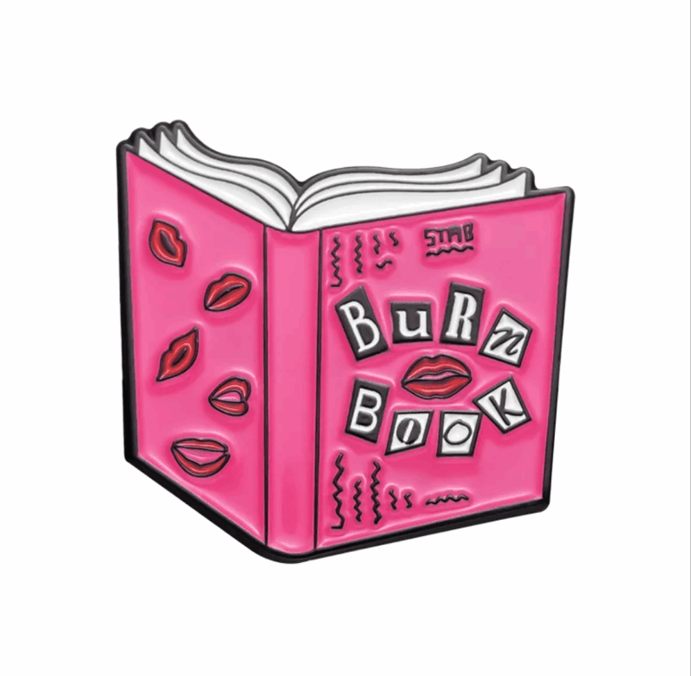 Mean Girls Burn Book Enamel Pin - Koda Fashion & Decor - Free Shipping