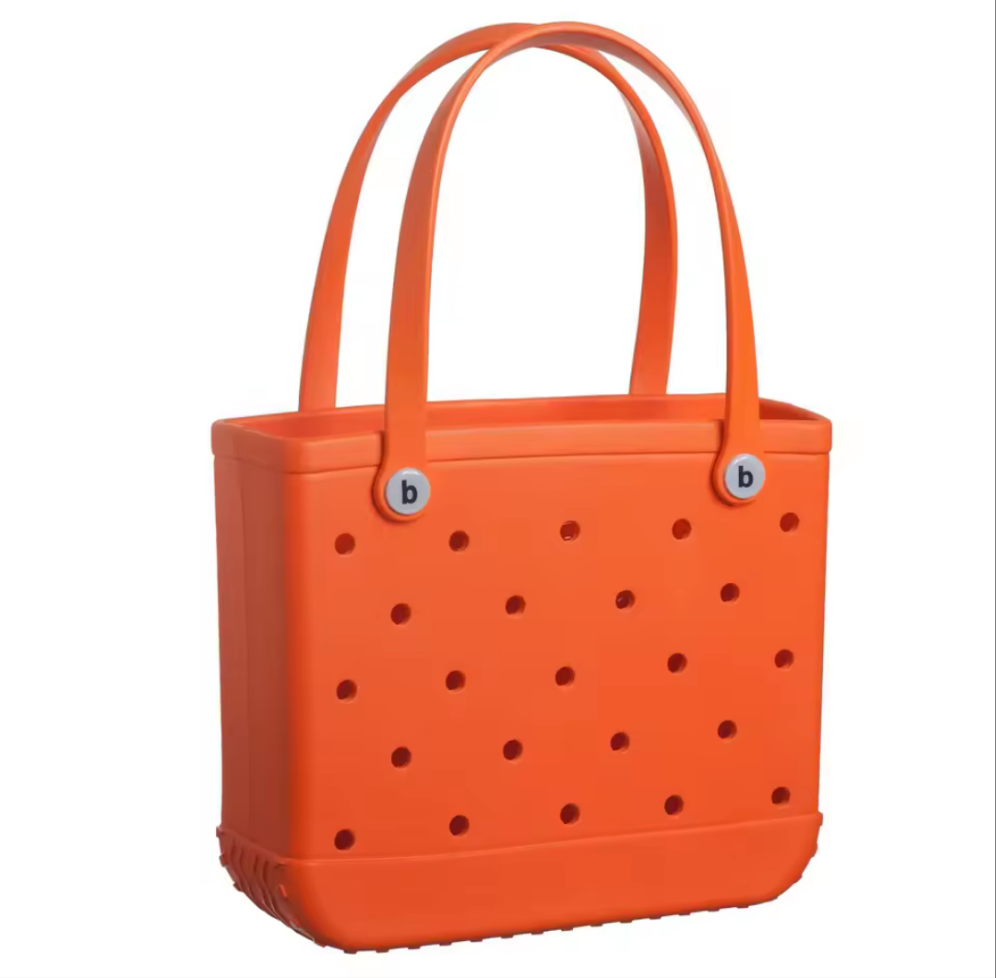 Premium Waterproof EVA Beach Tote Bag - Medium Koda Tote Bag- Orange - Koda Store
