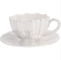 Glowpetal White Teacup & Saucer Set - Koda Store - Free Shipping