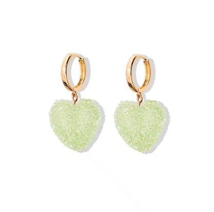 Sugar Coated Heart Drop Earrings Shop name