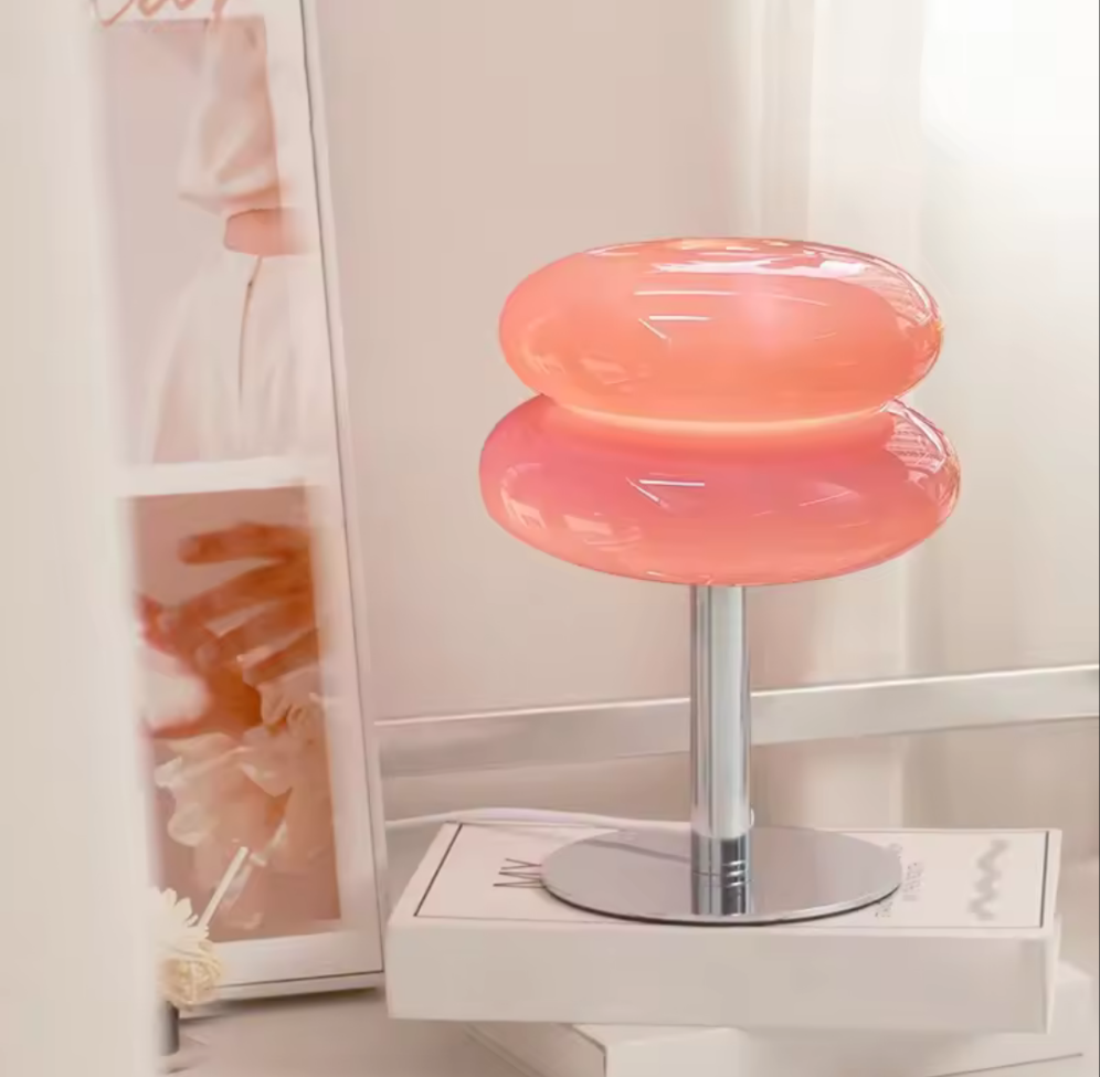 Bauhaus Macaron Dimmable Table Lamp - Pink - Koda Store - Free Shipping