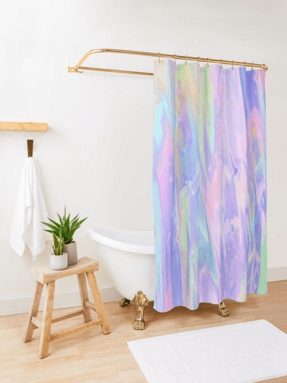 Iridescent Shower Curtain Koda Fashion & Decor