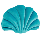 Colourful Classic Shell Cushion - Turquoise - Koda Store - Free Shipping