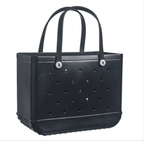 Black Waterproof EVA Beach Bag XL - Koda Fashion & Decor - Free Shipping