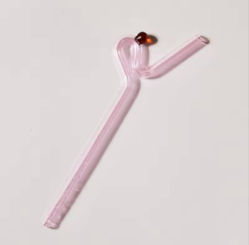 Harlow Glass Straw Shop name