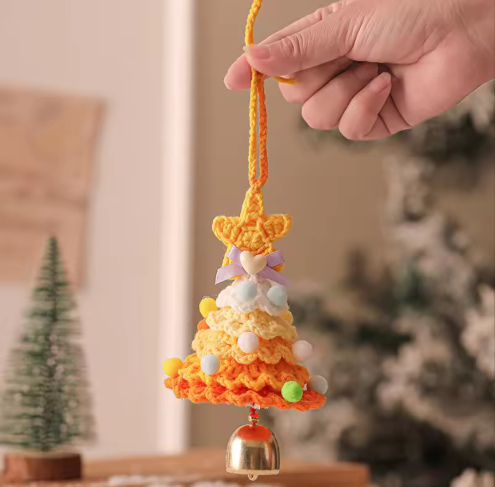 Pastel Knit Christmas Tree Ornaments - Koda Store - Free Shipping