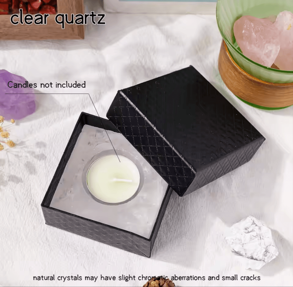 Square Natural Stone Tealight Candle Holder Koda Fashion & Decor