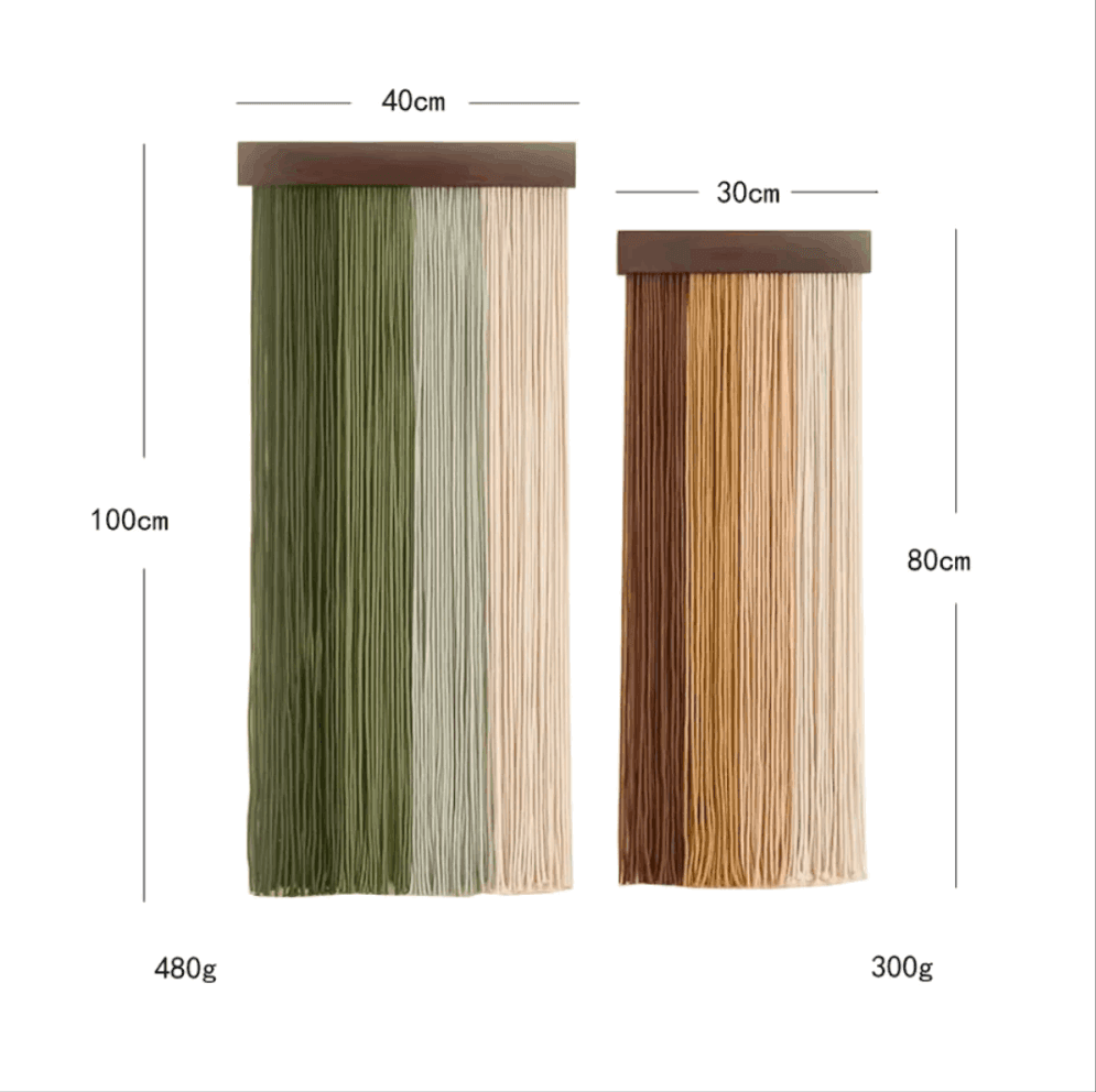 Earthy Boho Macrame Wall Hanging Set of 2 - Koda Fashion & Decor - Free Shipping