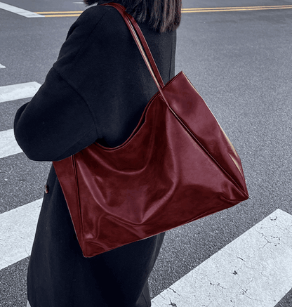 Alessandra Faux Leather Tote Bag - Koda Fashion & Decor - Free Shipping