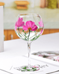 Nature's Beauty Hand Painted Crystal Red Wine Glass | Cultivated Charm For Your Closet & Crib | Free Global Shipping & 30 Day Returns | Women's apparel, jewellery, bags, eclectic home decor & gifting | Checkout Securely with Afterpay & PayPal.