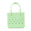 Beach Escape EVA Tote Bag in Pale Green - Medium - Koda Store - Free Shipping