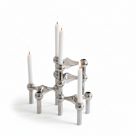 Lattice Luminaire Stackable Candle Holder