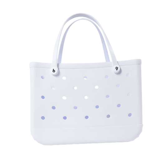 White Waterproof EVA Beach Bag XL - Koda Fashion & Decor - Free Shipping