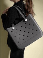 Beach Escape EVA Tote Bag in Fogg Grey - Extra Large - Koda Store - Free Shipping