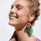 Tropical Rainforest Drop Earrings - Koda Fashion & Decor - Free Shipping