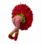 Christmas Elf Burlap Wreath