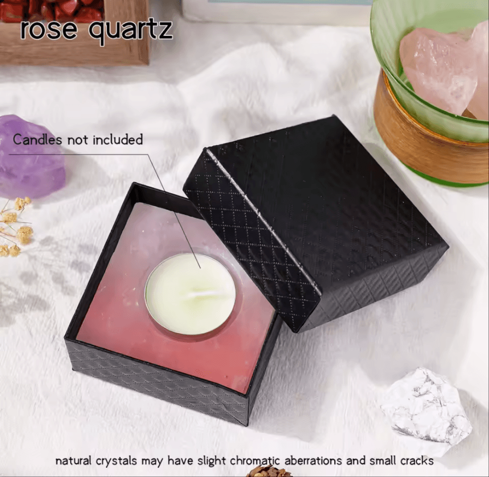 Square Natural Stone Tealight Candle Holder Koda Fashion & Decor
