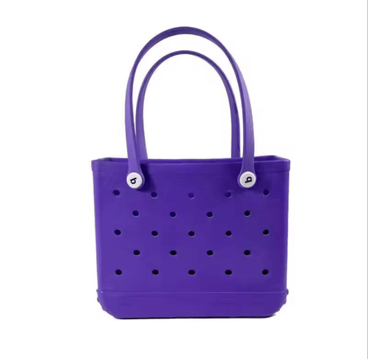 Violet Waterproof EVA Beach Bag - Medium