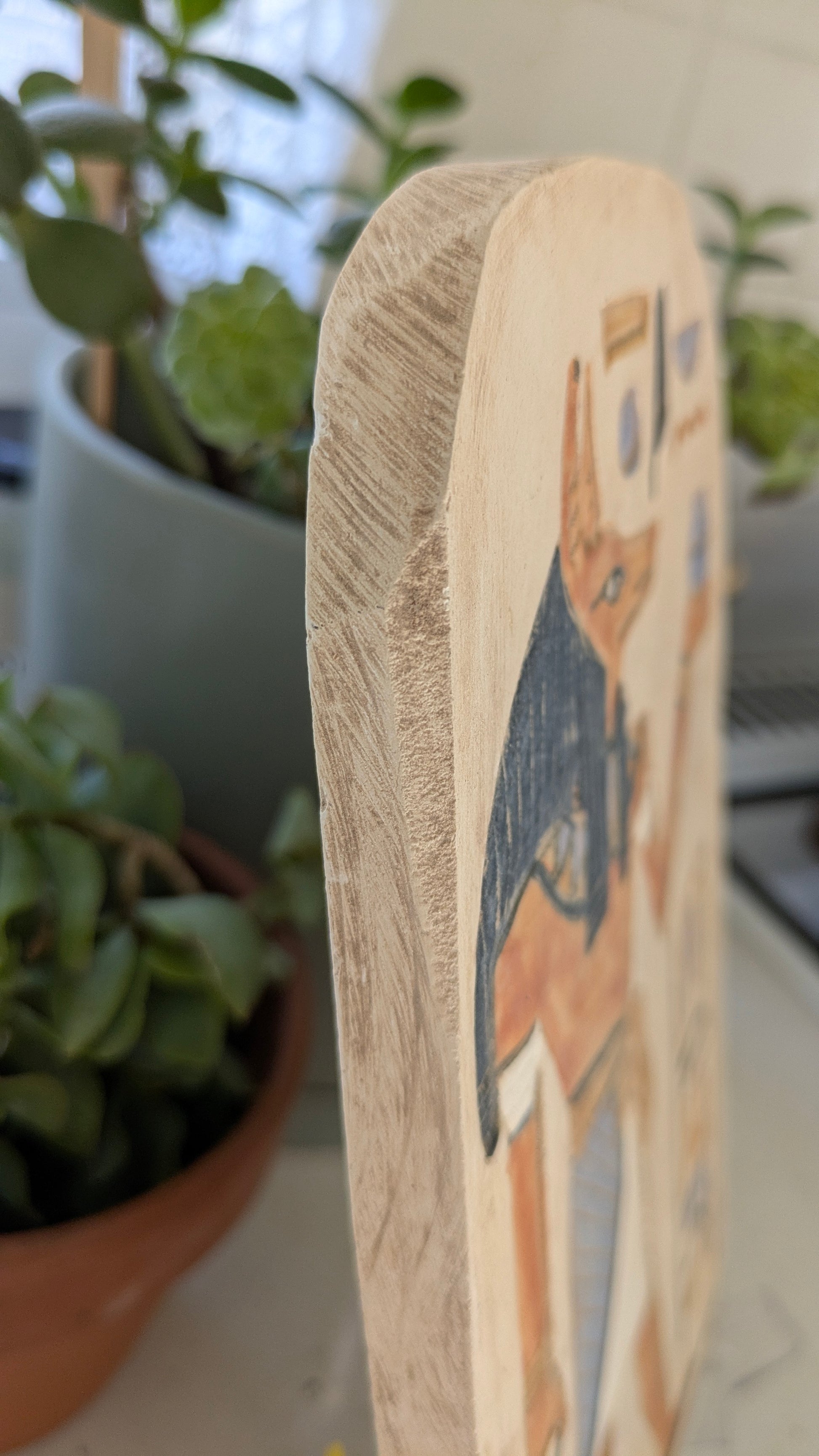 Hand-Carved Anubis Alabaster Stone Tablet - Made in Egypt | Rare Decor