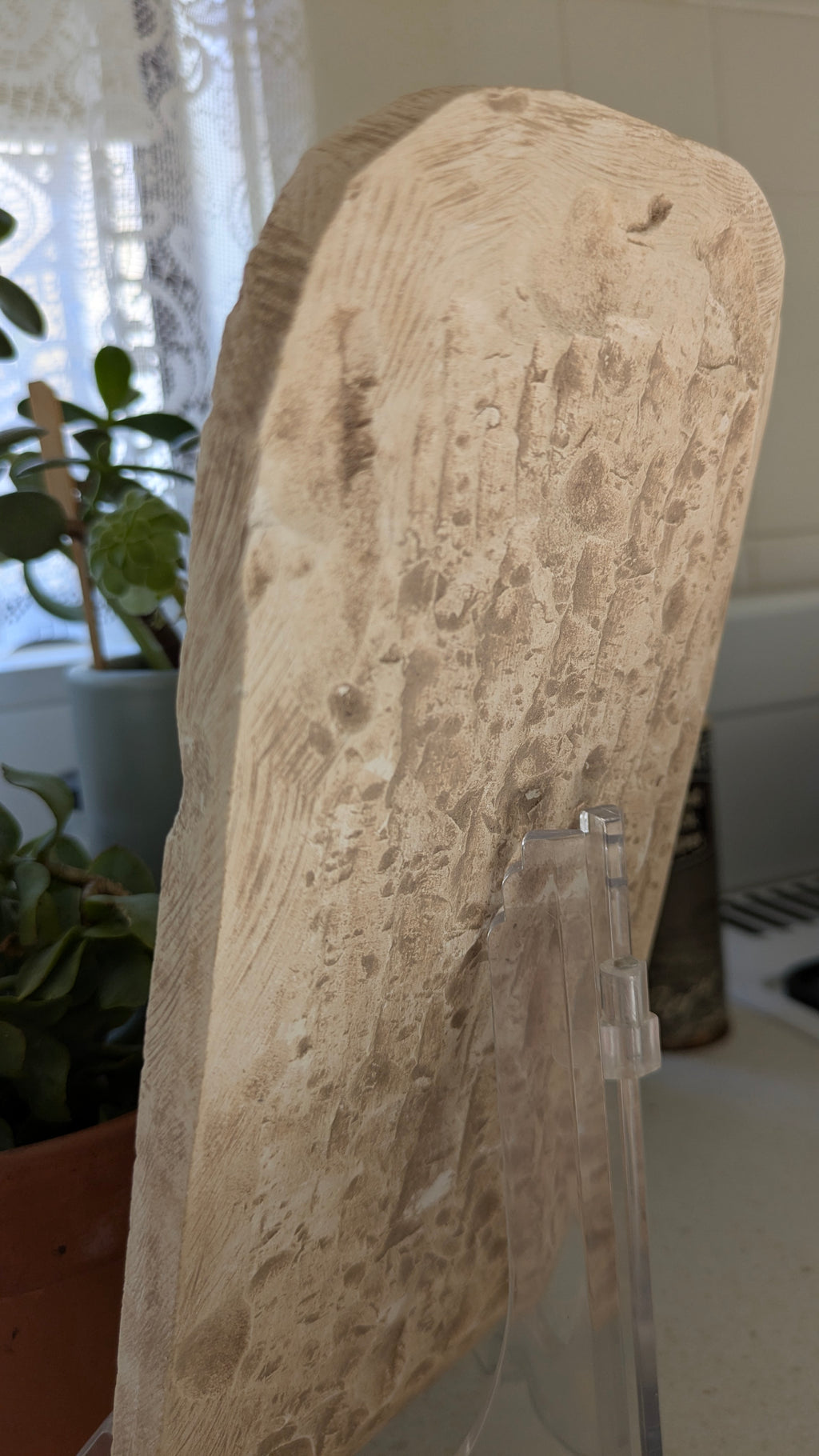 Hand-Carved Anubis Alabaster Stone Tablet - Made in Egypt | Rare Decor