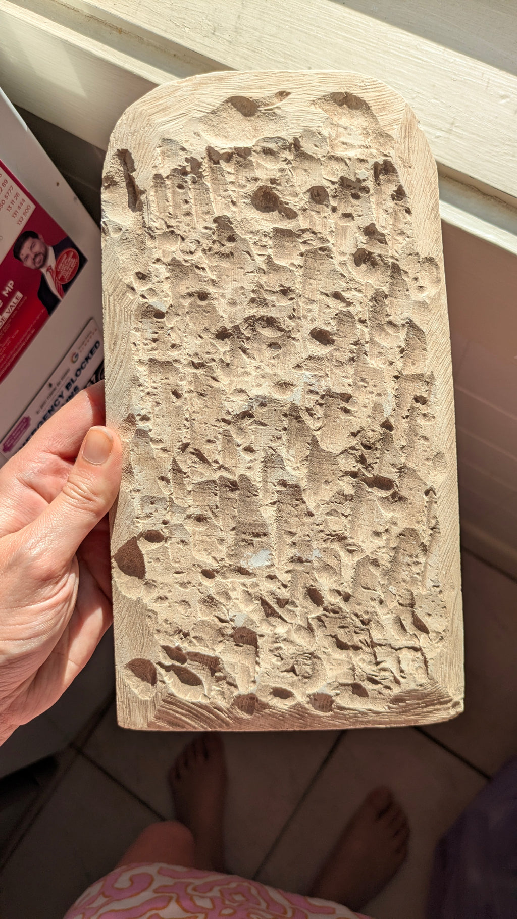 Hand-Carved Anubis Alabaster Stone Tablet - Made in Egypt | Rare Decor