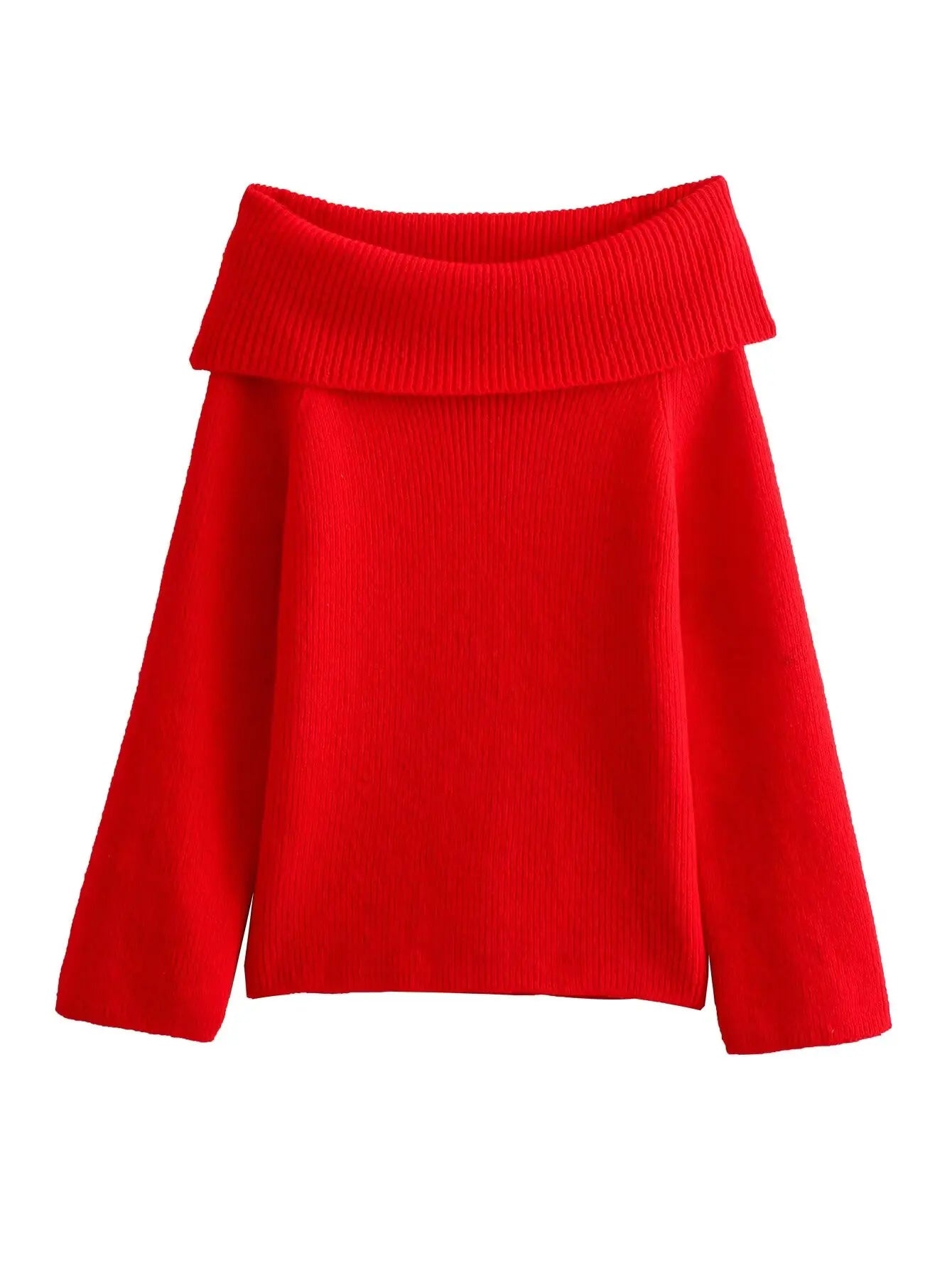 Mieka Off-Shoulder Knit Sweater - Koda Store - Free Shipping
