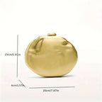 Female Gold Meteorite Shape Iron Clutch Bag Party Cocktail Holiday Personality Occasion Evening Bride Wedding Handbag And Purse - Koda Store - Free Shipping