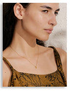 Petite Gold Cross Pendant Necklace