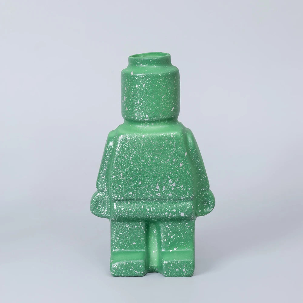 Nordic Robot Block Man Vase - KODA STORE | Fashion x Homewares