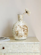Modern French Light Luxury Art Vase, Golden Shell, Decorative Arrangement, Handmade Desktop Flower Arrangement, Home Decor - Koda Store - Free Shipping