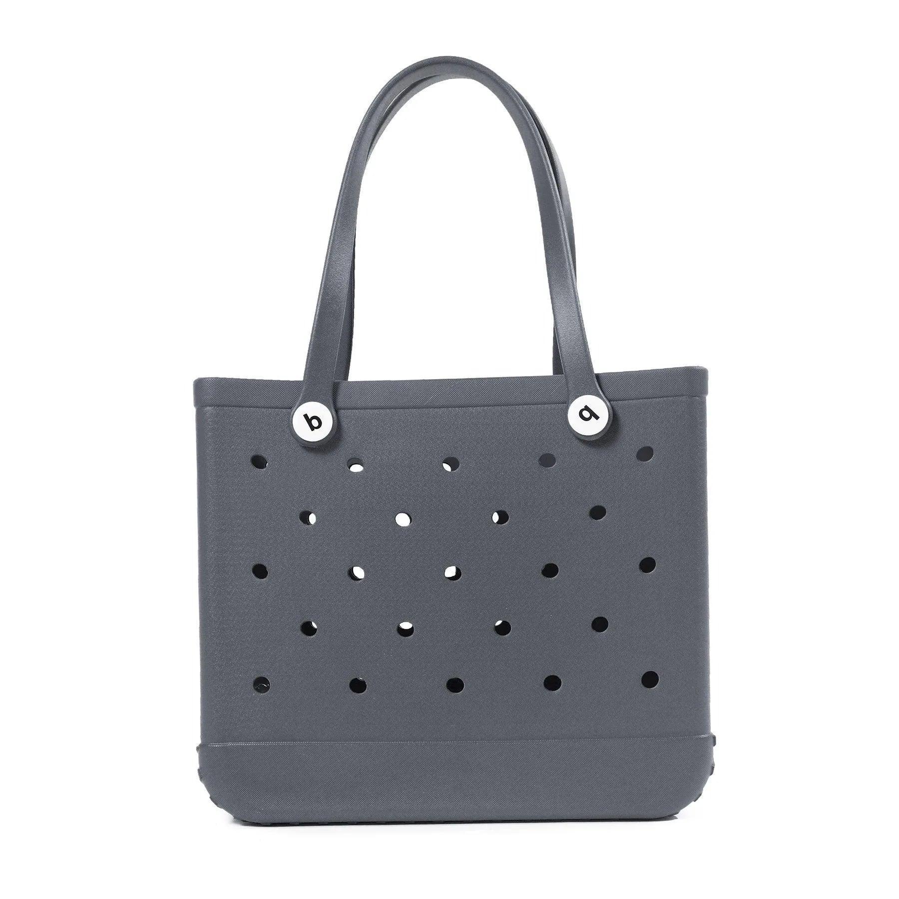 Fogg Grey Waterproof EVA Beach Bag - Medium