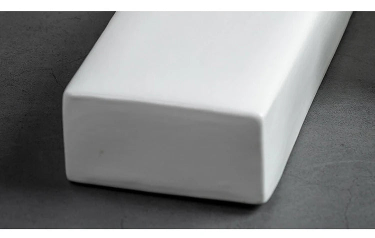 Luxury Cubic Prism Slab Ceramic Serving Plate