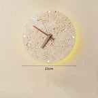 Creative Cave Stone Clock Wall Lamp Bedroom Living Room Background Wall Atmosphere Light Staircase Entrance Hotel Decor Lighting Shop name