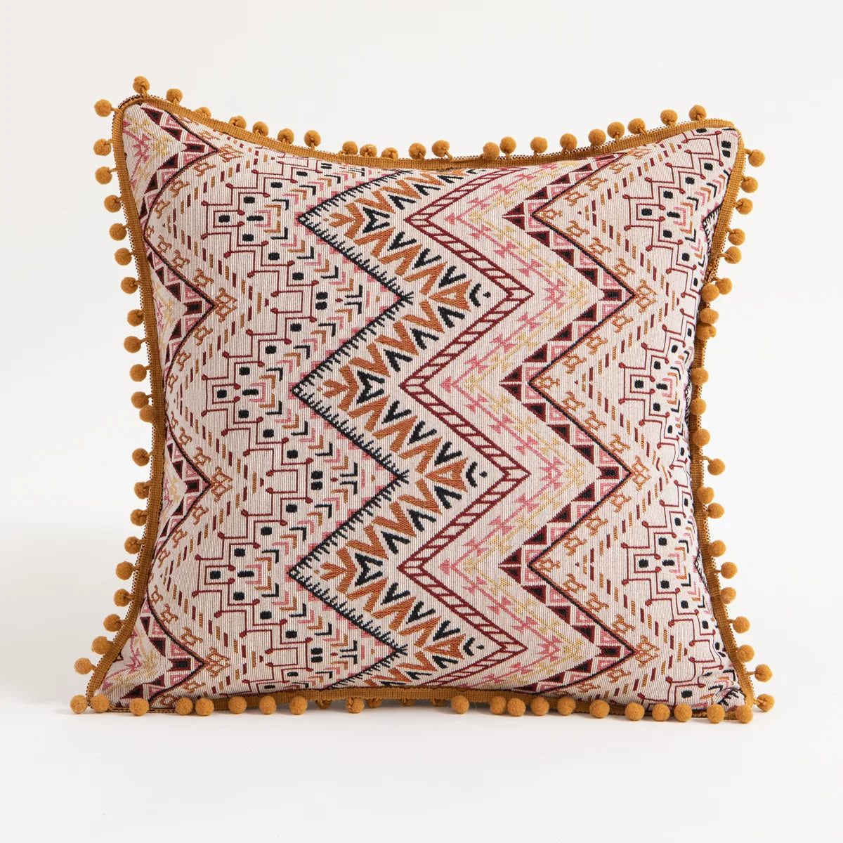 Moroccan Tribute Square Jacquard Cushion Cover 45x45cm