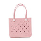 Pink Waterproof EVA Beach Bag - Medium