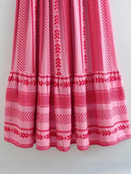 TRAFSHE Women Bohemian Midi Dress Vacation Charm Splice Knitted Vintage Strap Dress Women Vestidos Mujer - Koda Store - Free Shipping