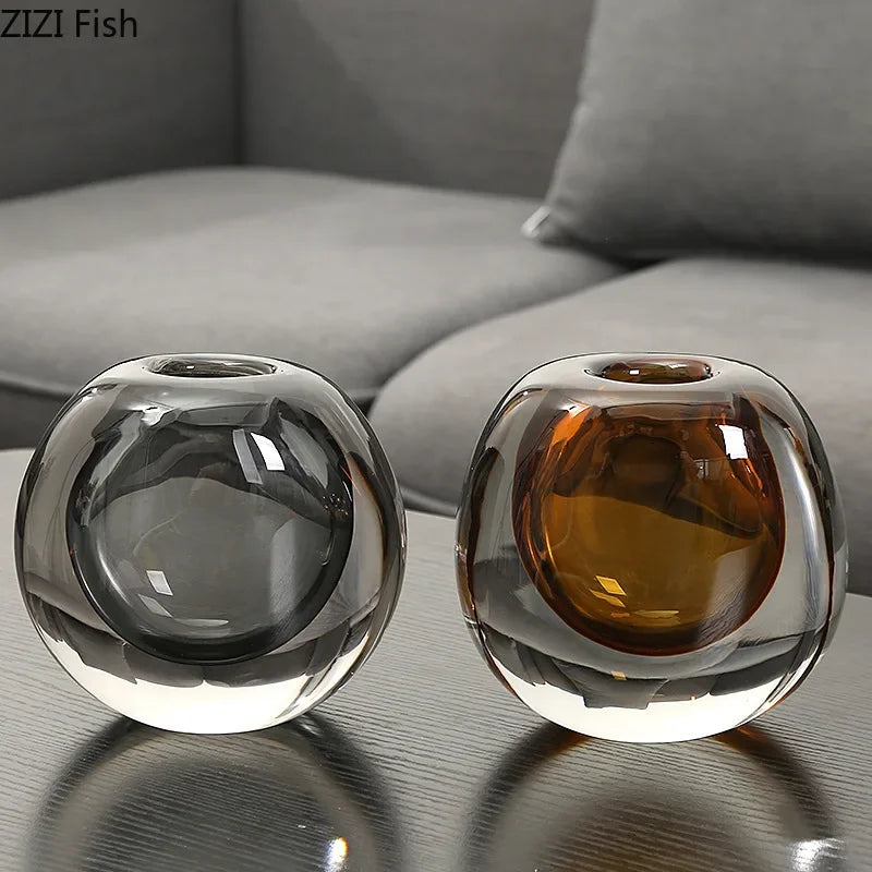 Glass Gradient Bubble Vase
