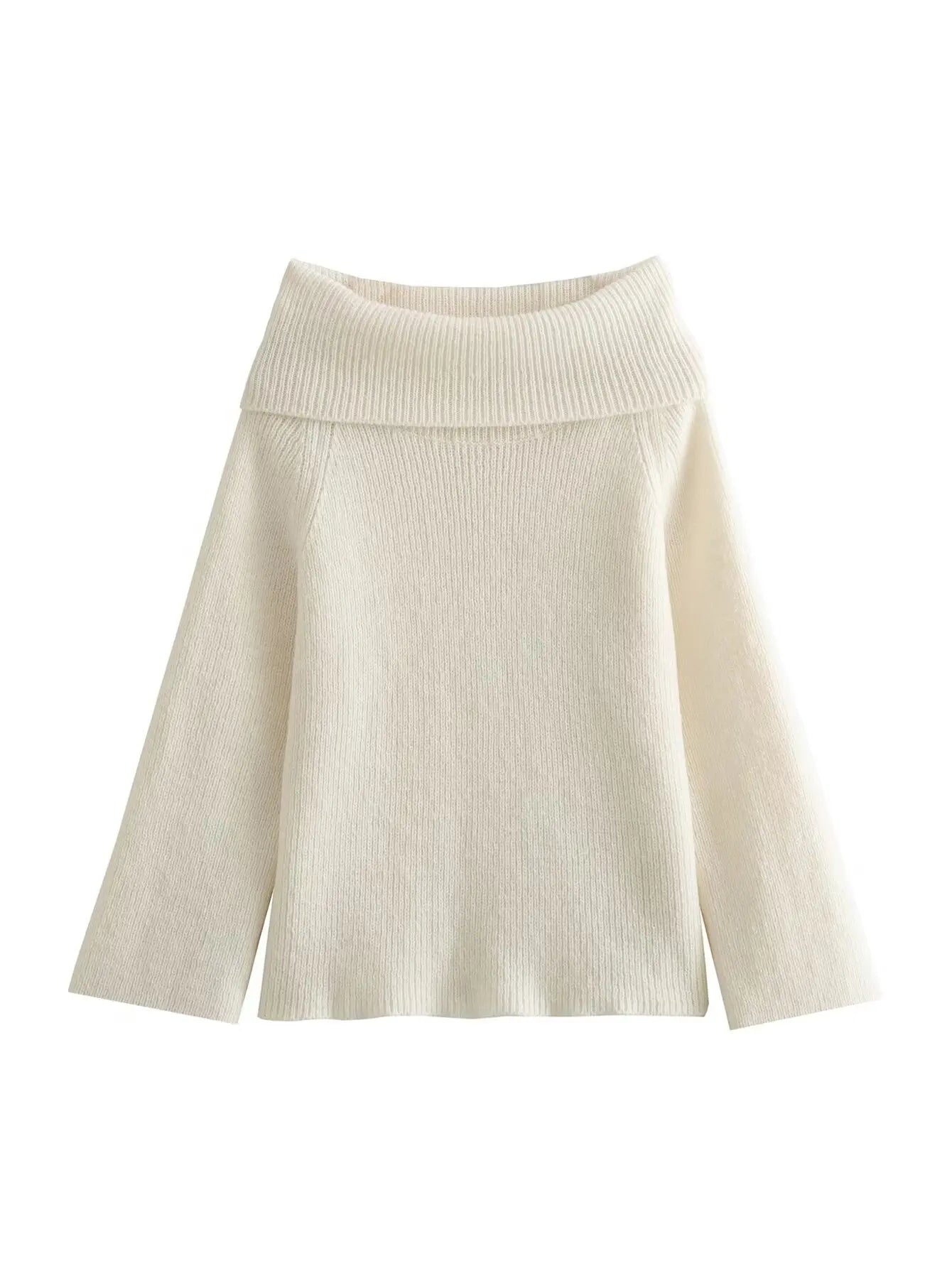 Mieka Off-Shoulder Knit Sweater - Koda Store - Free Shipping