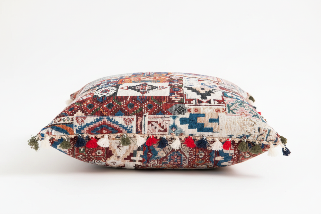 Moroccan Tribute Square Jacquard Cushion Cover 45x45cm