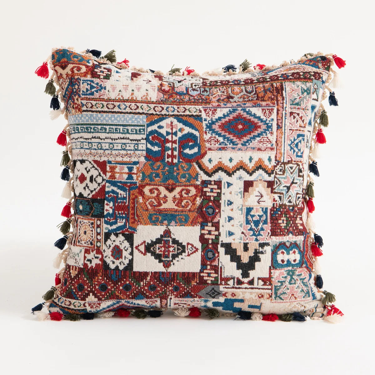Moroccan Tribute Square Jacquard Cushion Cover 45x45cm