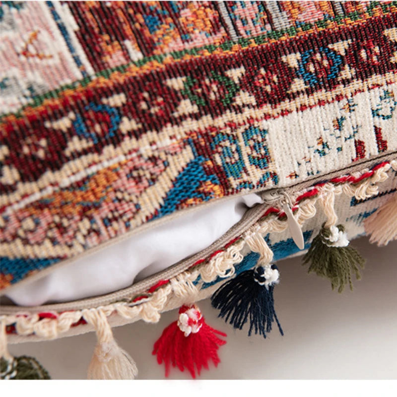 Moroccan Tribute Square Jacquard Cushion Cover 45x45cm