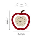 Apple Wall Clocks Hanging Wall-mounted Decoration Desktop Clock for Modern Living Room Home Decor Gifts - Koda Store - Free Shipping