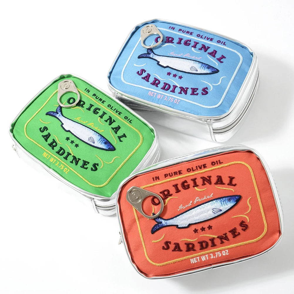 Canned Sardines Novelty Cosmetics Bag Shop name