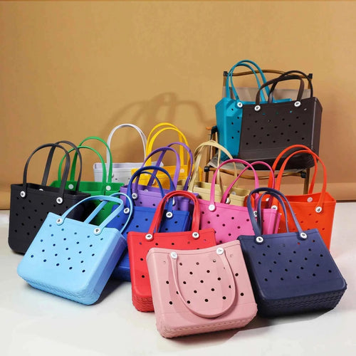 Beach Escape EVA Tote Bag in Navy - Medium - Koda Store - Free Shipping