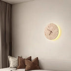 Creative Cave Stone Clock Wall Lamp Bedroom Living Room Background Wall Atmosphere Light Staircase Entrance Hotel Decor Lighting Shop name