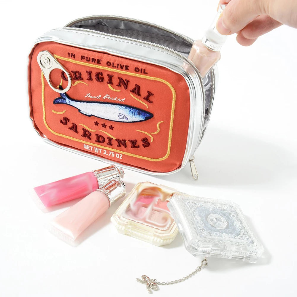 Canned Sardines Novelty Cosmetics Bag Shop name
