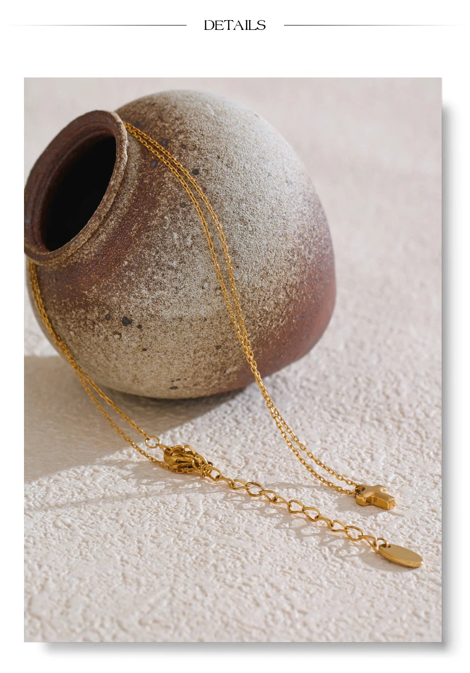 Petite Gold Cross Pendant Necklace