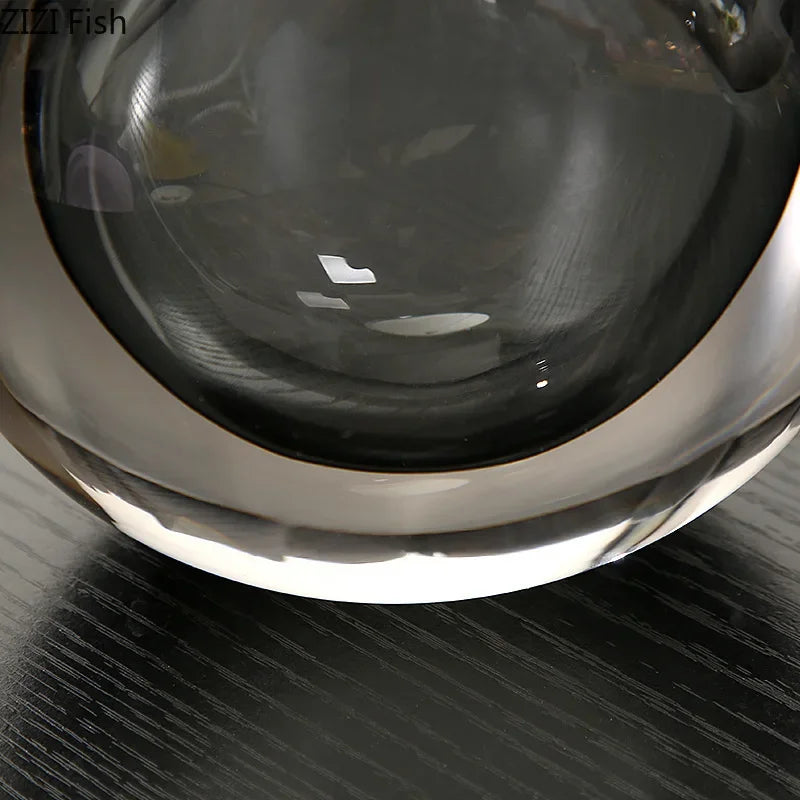 Glass Gradient Bubble Vase
